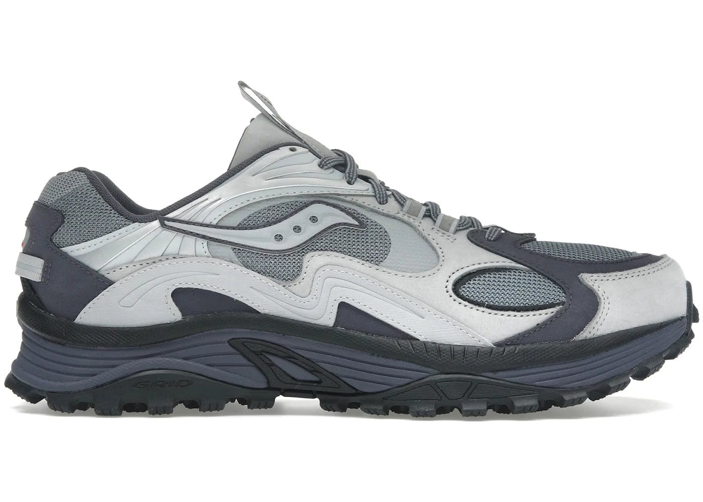 Saucony Grid Aura x Grey Pack Grey Silver