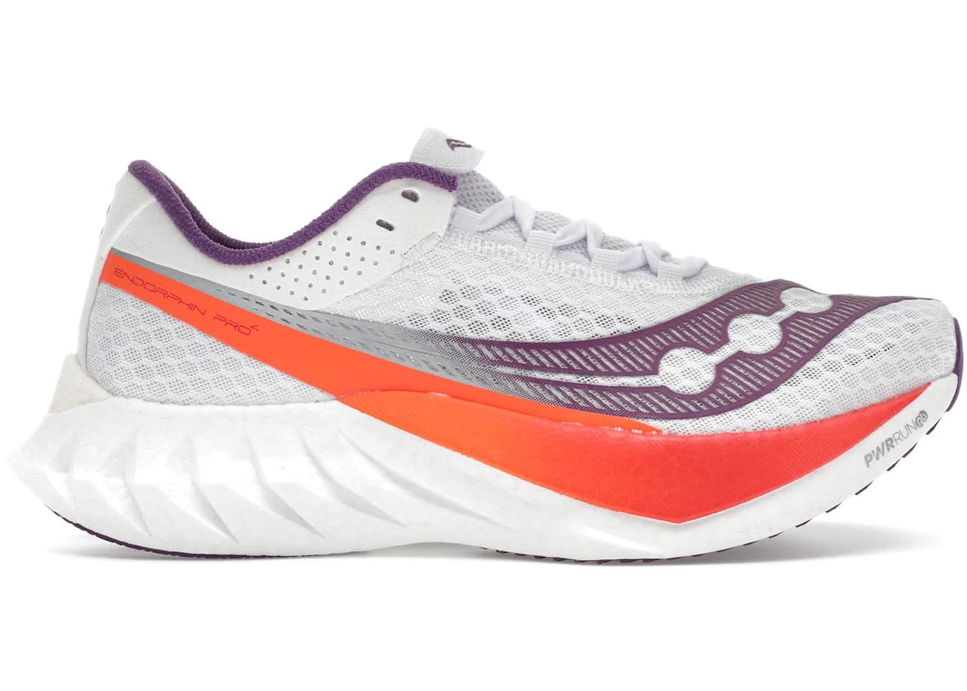 Saucony Endorphin Pro 4 White Violet Womens