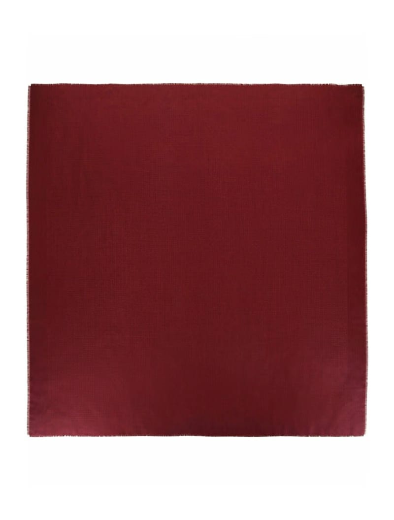 Givenchy Oversized 4G Logo Scarf Oxblood Red