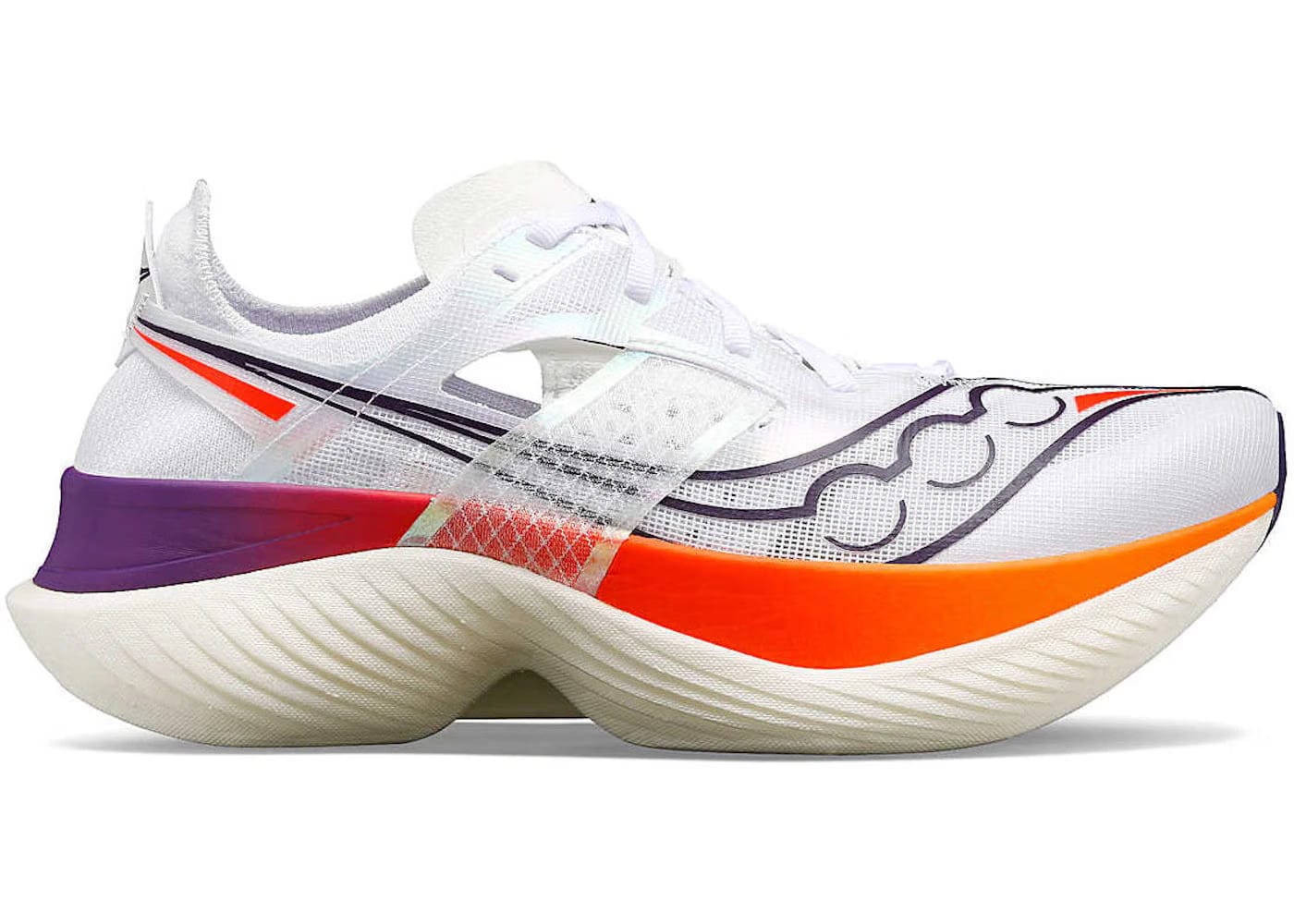 Saucony Endorphin Elite White Vizired Womens