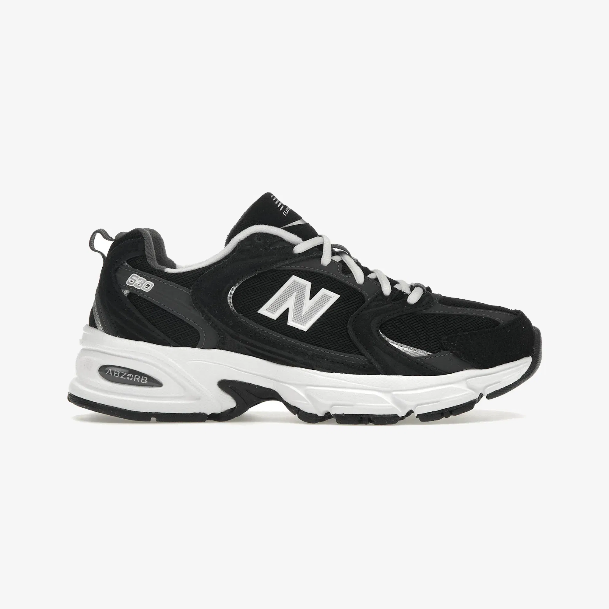 New Balance 530 { BLACK MAGNET/SILVER METALLIC