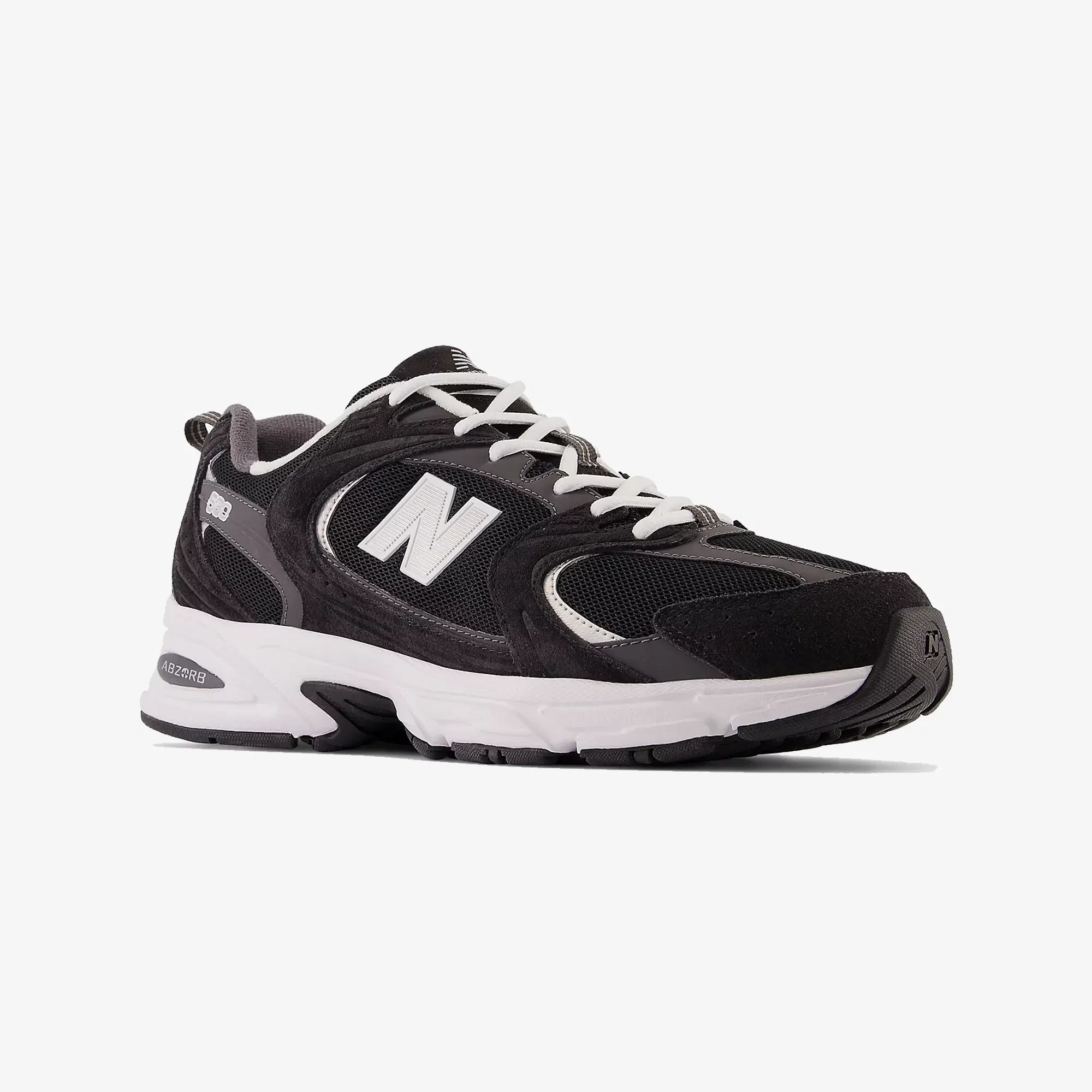New Balance 530 { BLACK MAGNET/SILVER METALLIC