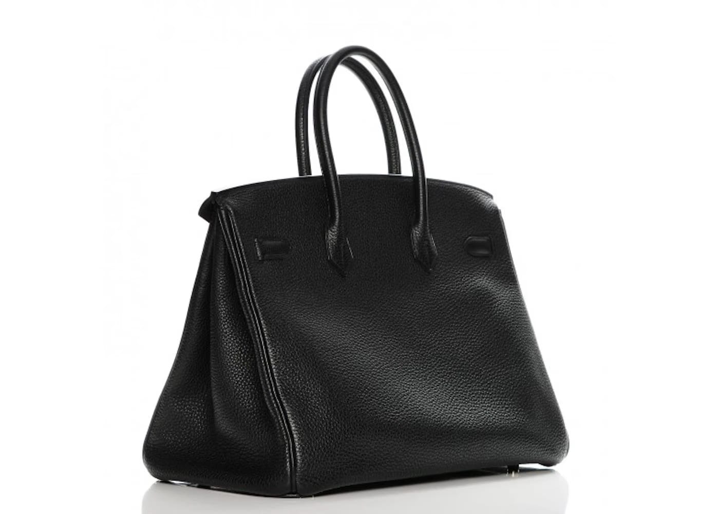 Hermes Birkin Togo 35 18k Gold-tone Noir