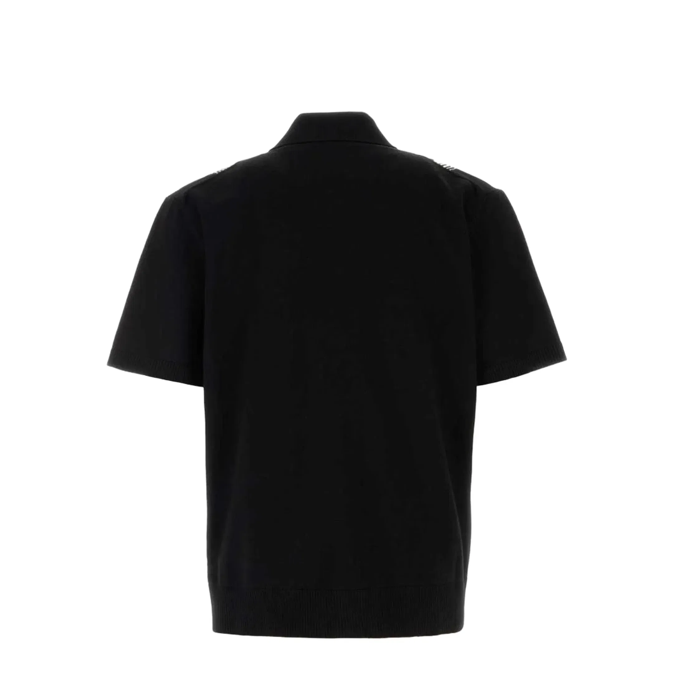 Black Wool Blend Shirt