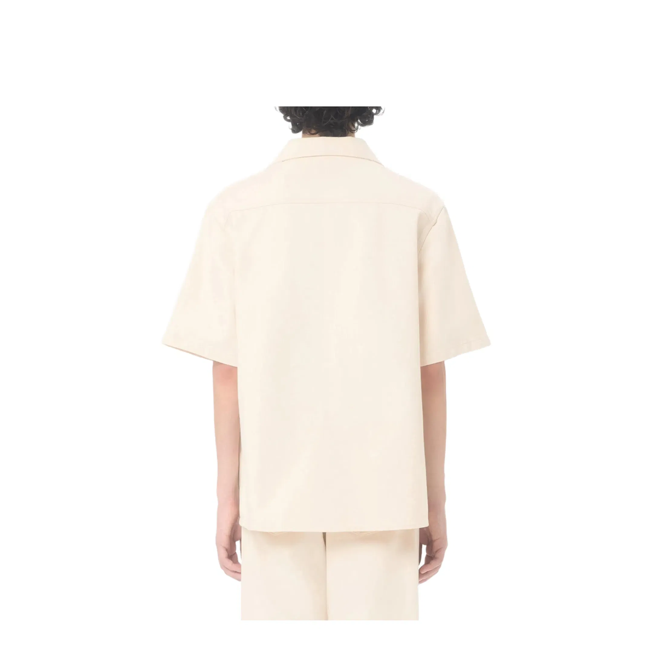 Men's Bowling Shirt Beige