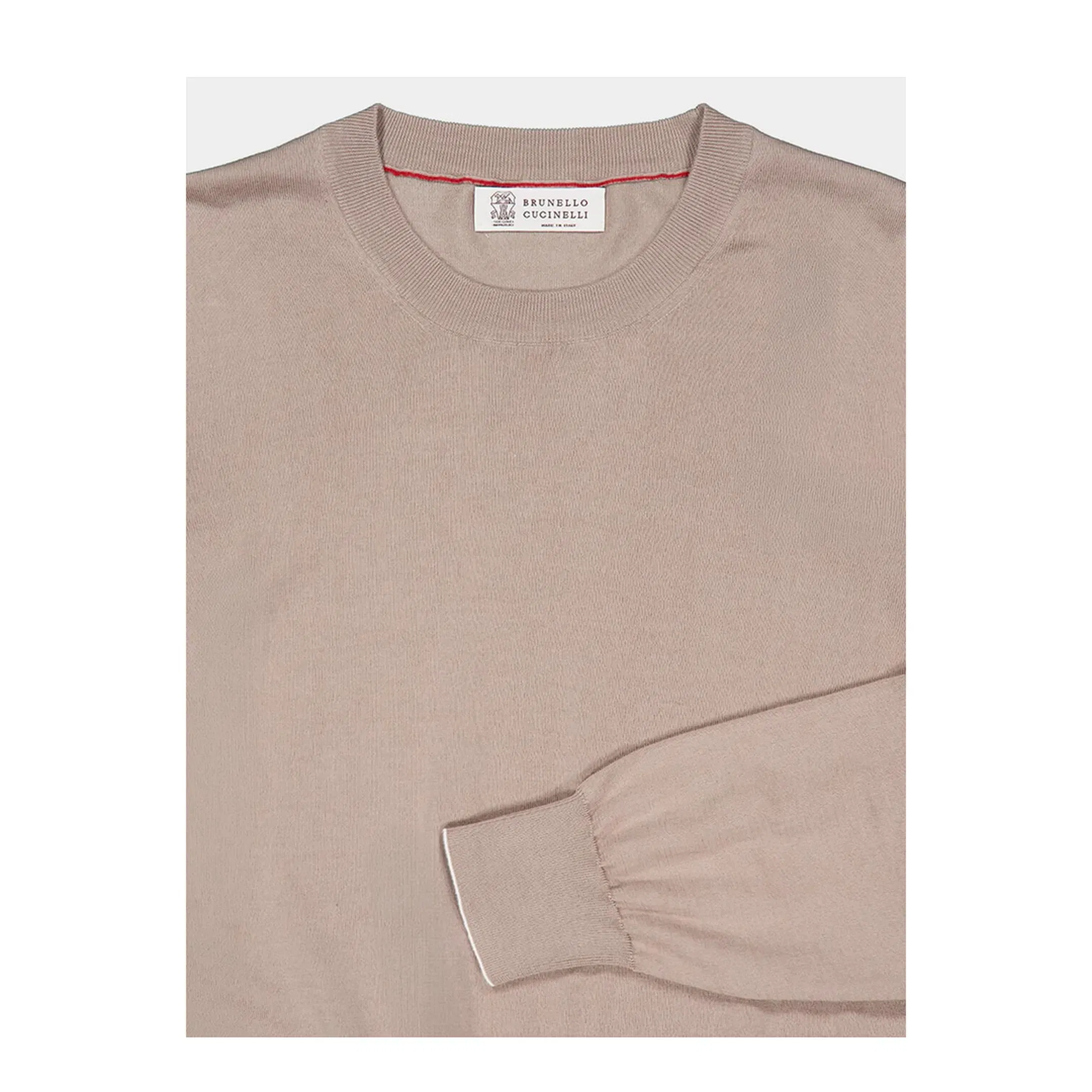 Lightweight Cotton Sweater Brown