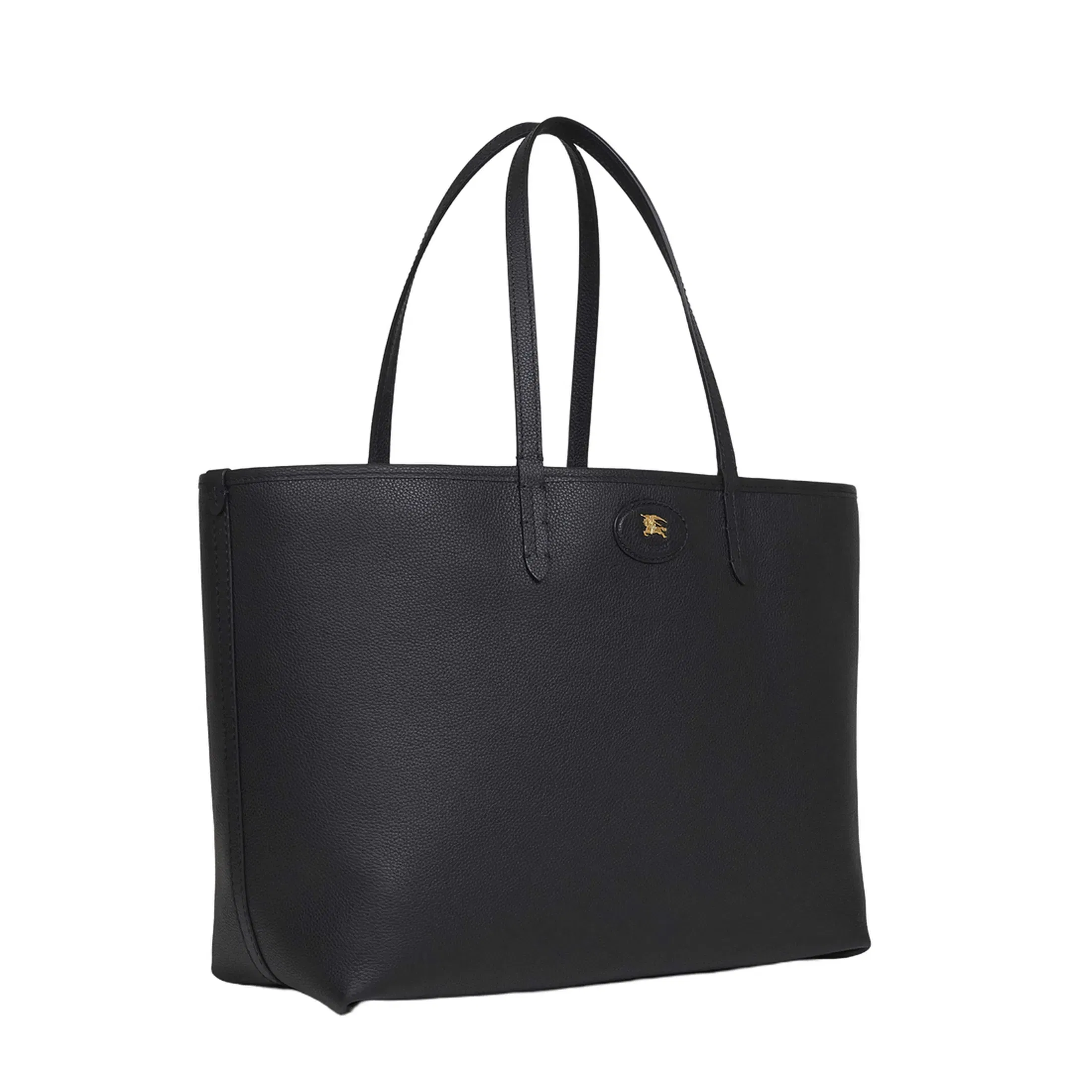 Medium Bloomsbury Reversible Leather Handbag - Black