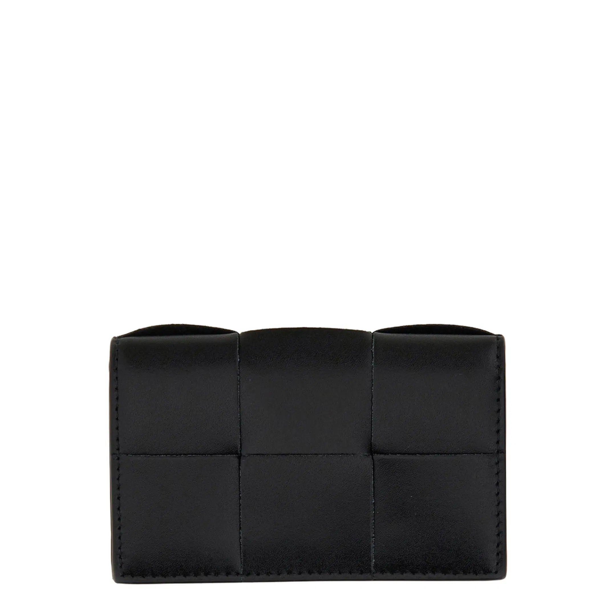 Bottega Veneta Cassette Business Card Case - Black