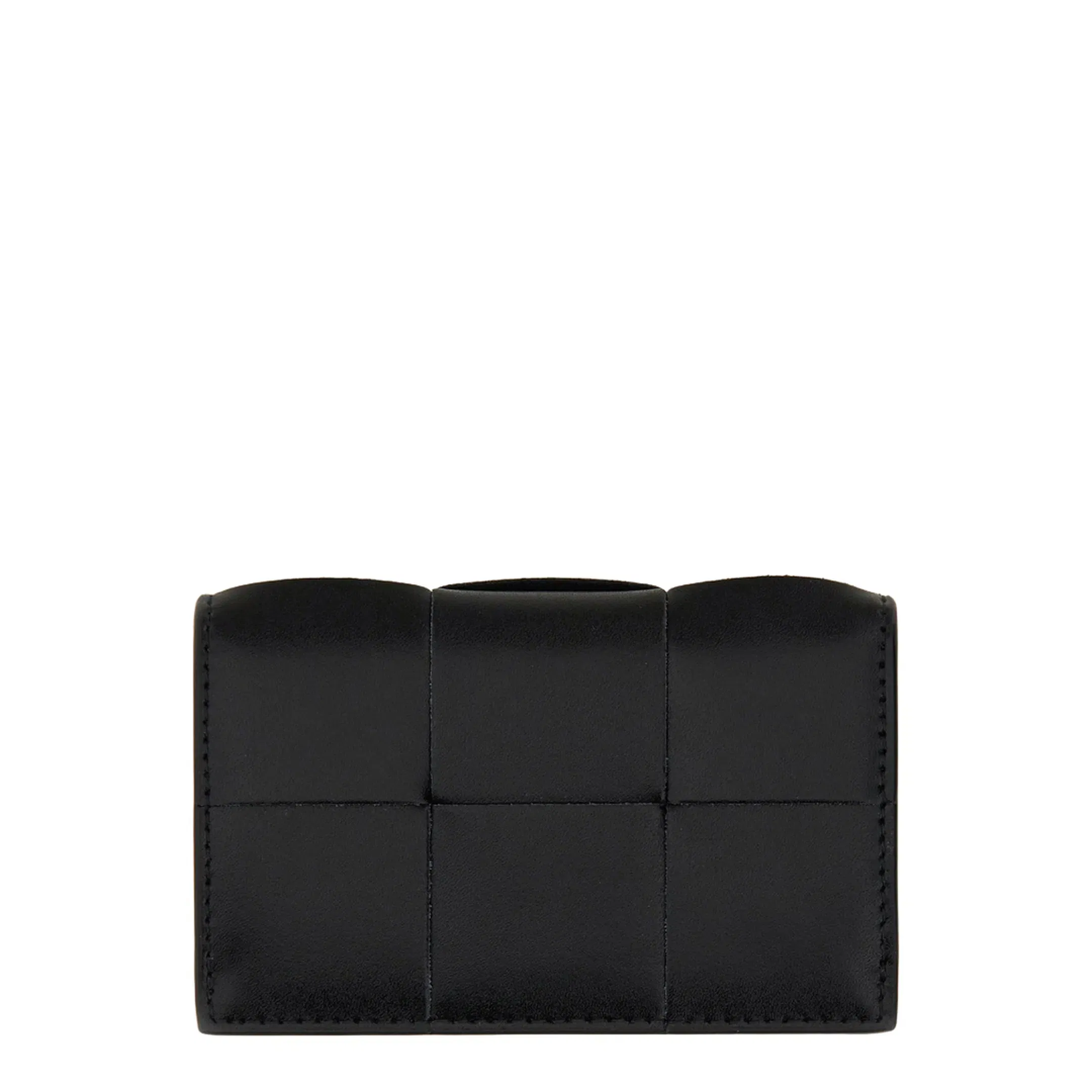Bottega Veneta Cassette Business Card Case - Black