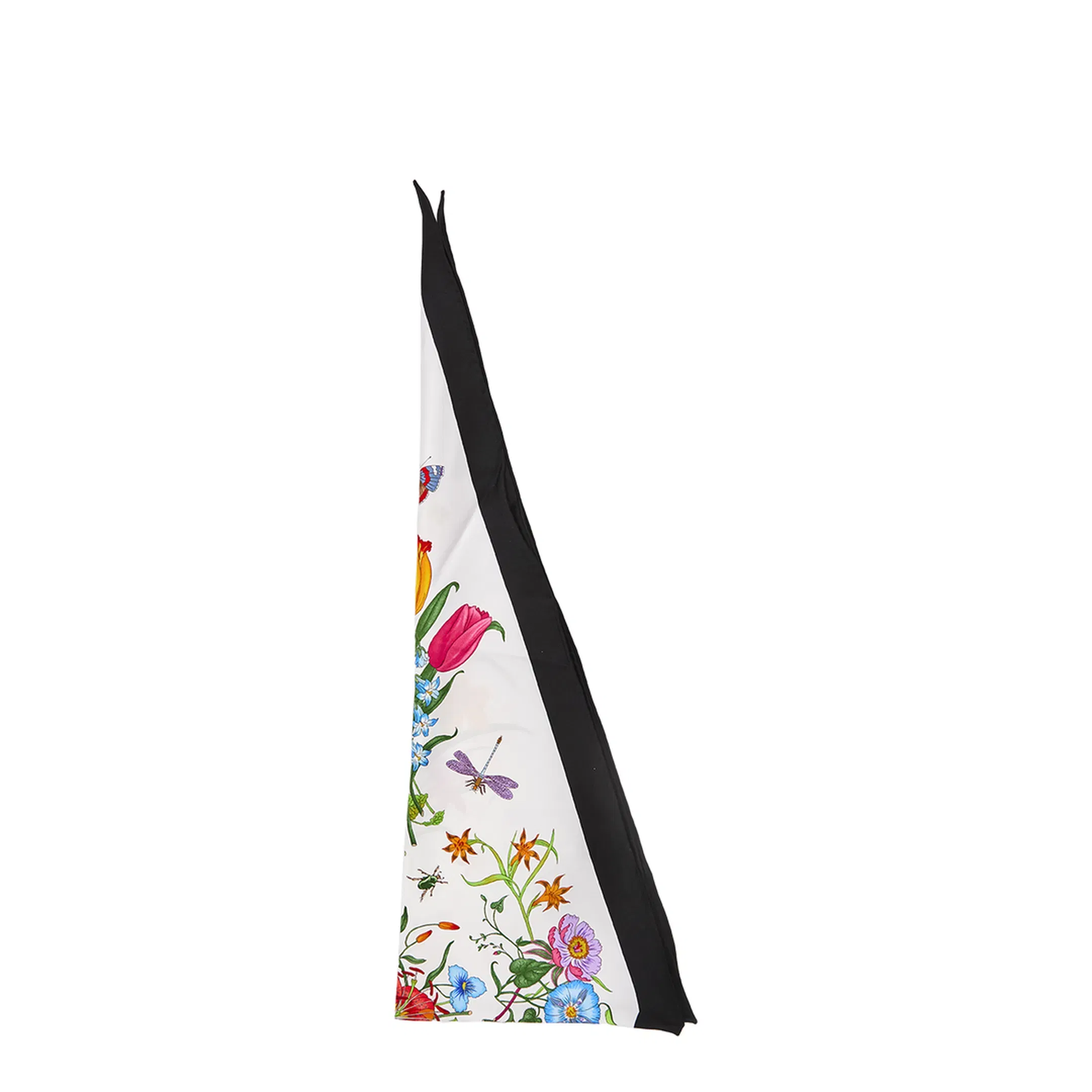 Printed Silk Twill Diamond Scarf