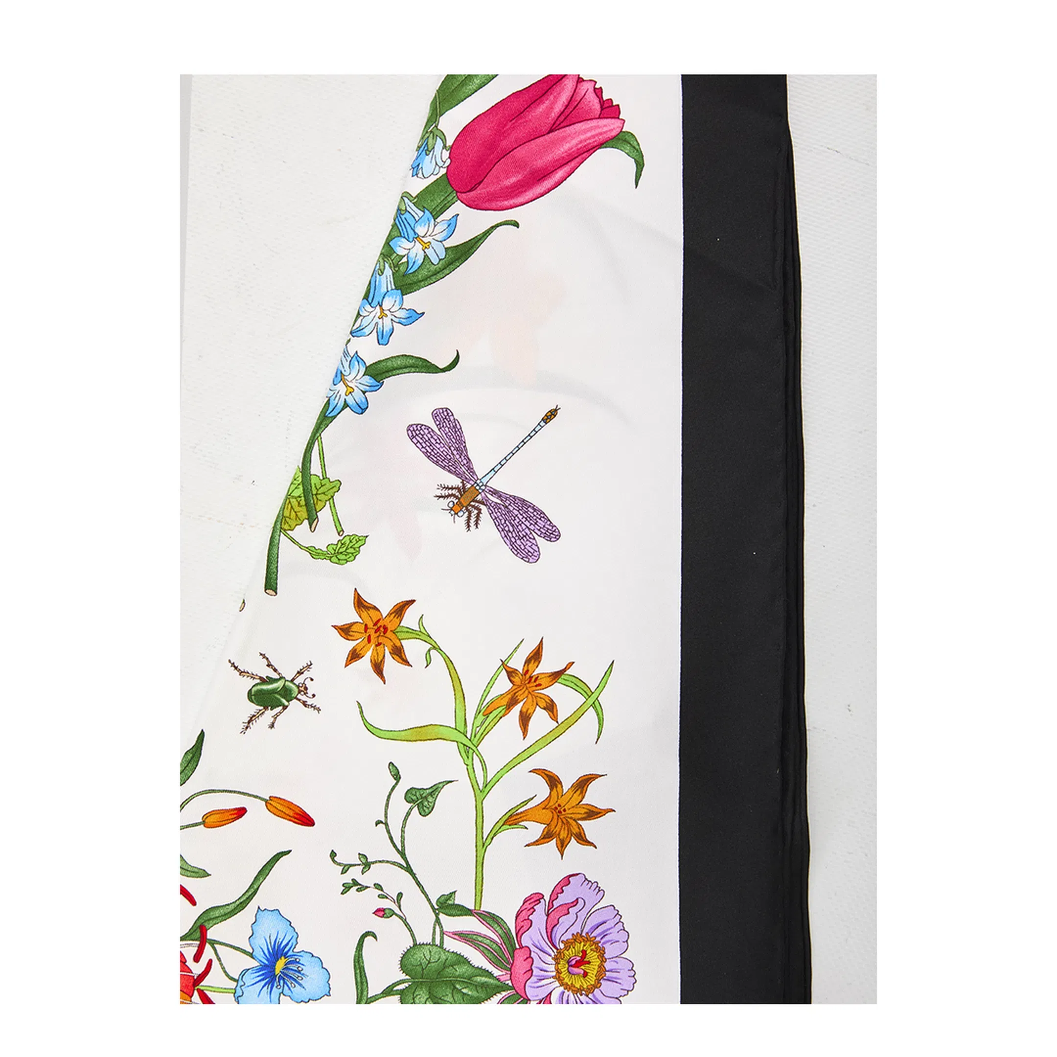 Printed Silk Twill Diamond Scarf