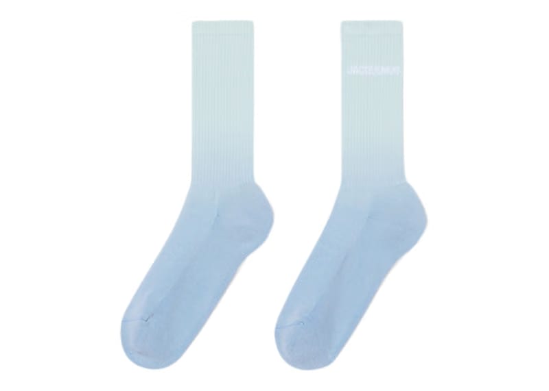 Jacquemus Les Chaussettes Moisson Gradient Socks Light Blue