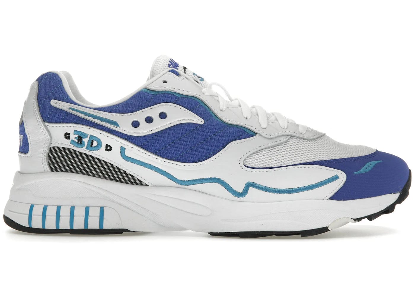 Saucony 3D Grid Hurricane White Royal