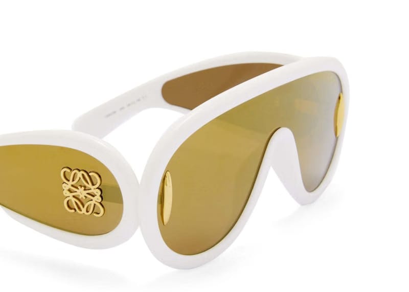 LOEWE Wave Mask Sunglasses Ivory (G000487X01 2110)