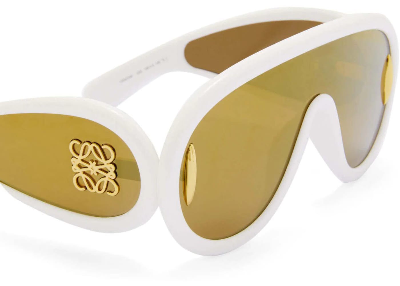 LOEWE Wave Mask Sunglasses Ivory (G000487X01 2110)