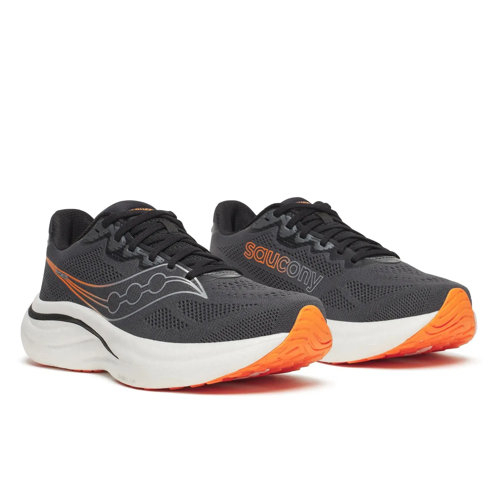 Saucony Men's Ride 19 Shadow Black