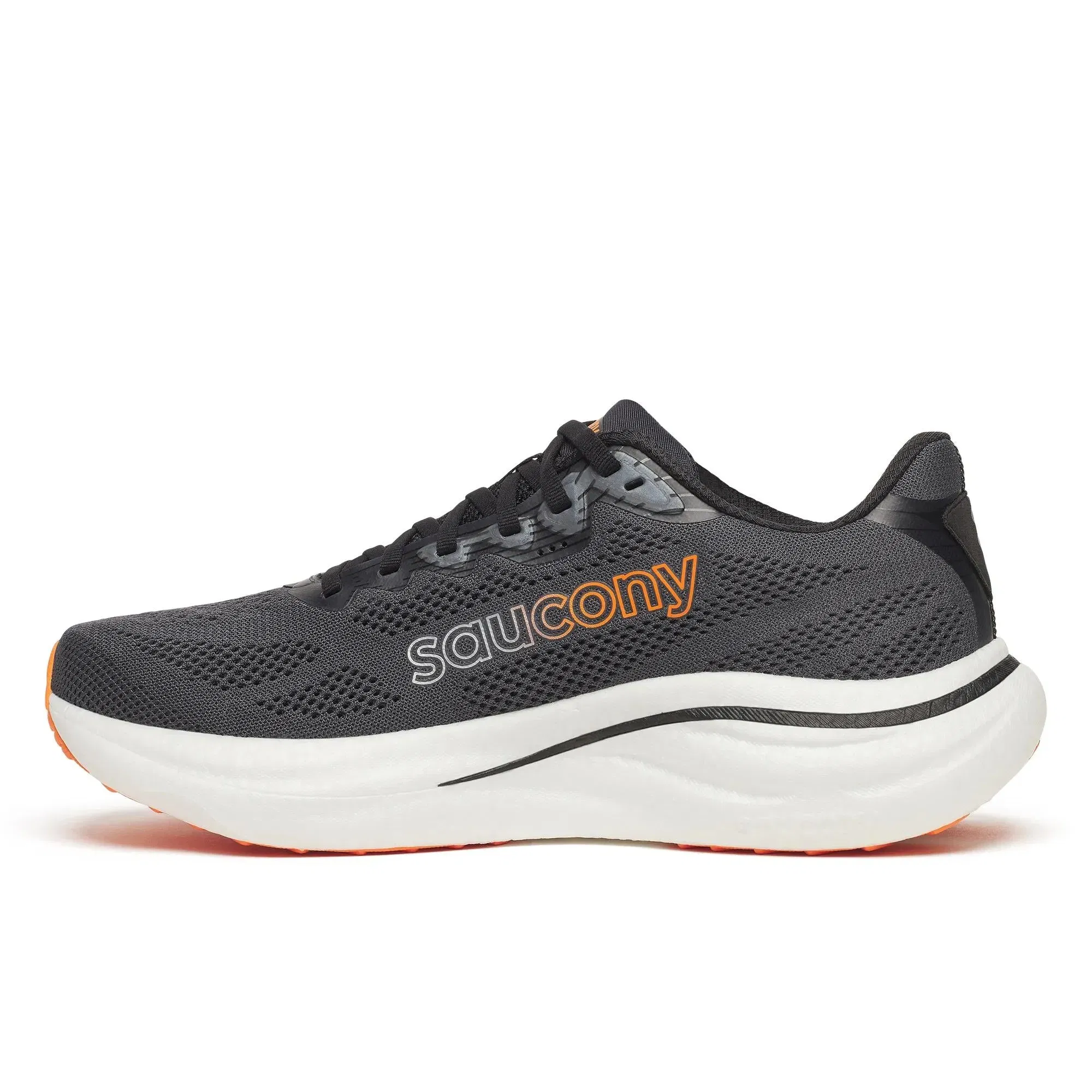 Saucony Men's Ride 19 Shadow Black
