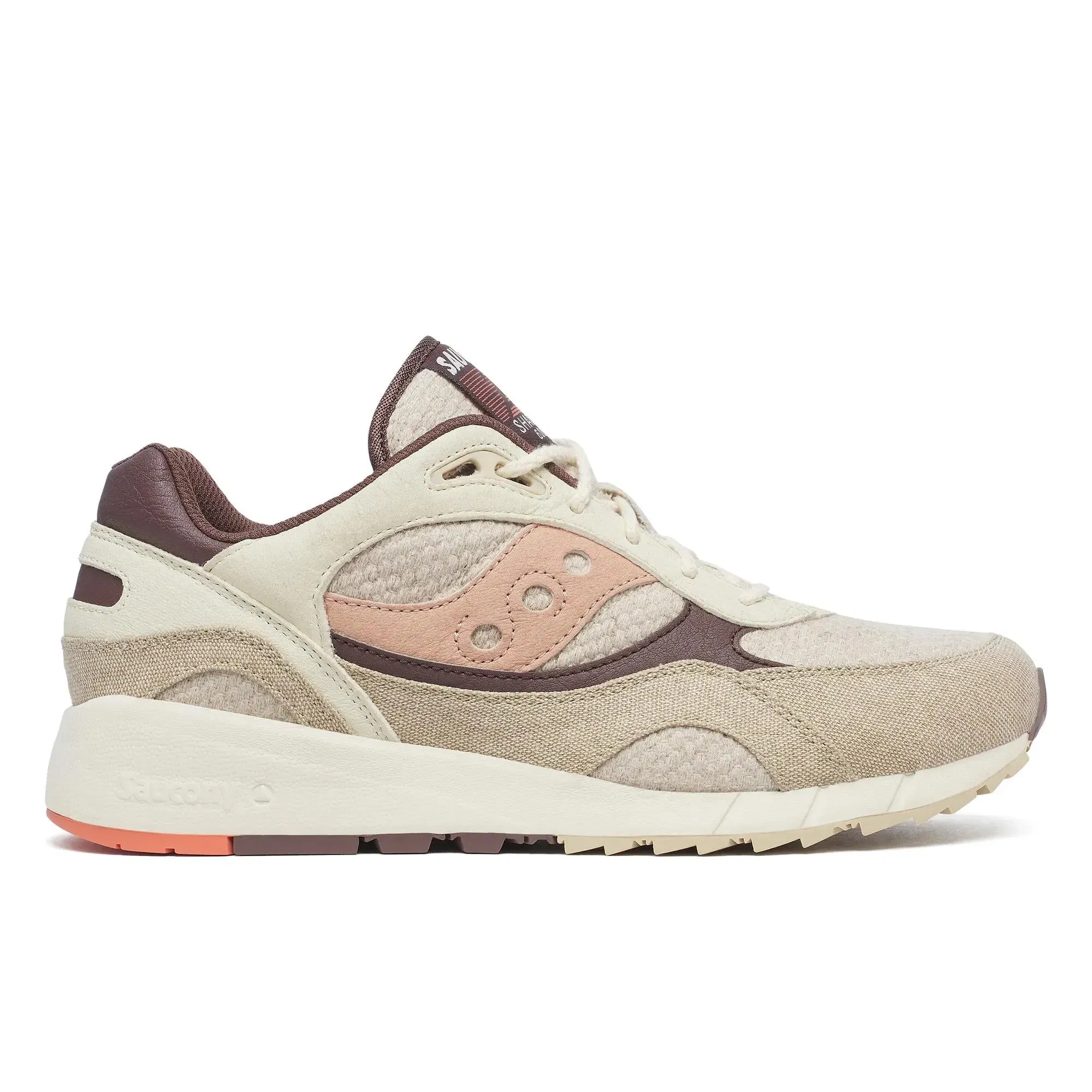 Saucony Shadow 6000 Vegan Beige Brown