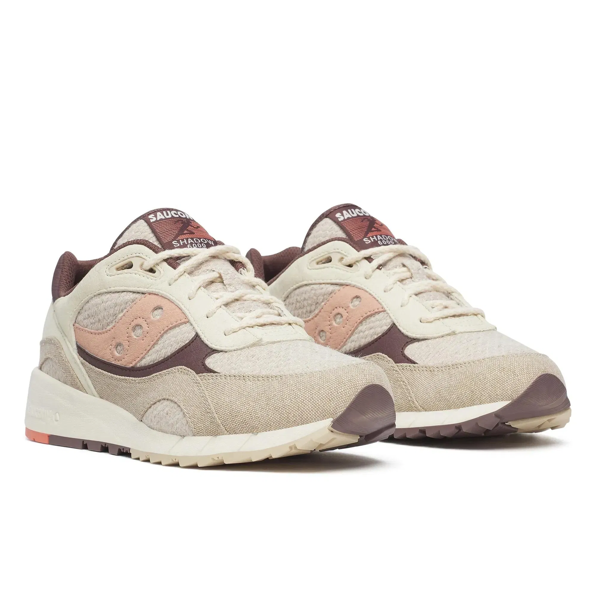 Saucony Shadow 6000 Vegan Beige Brown