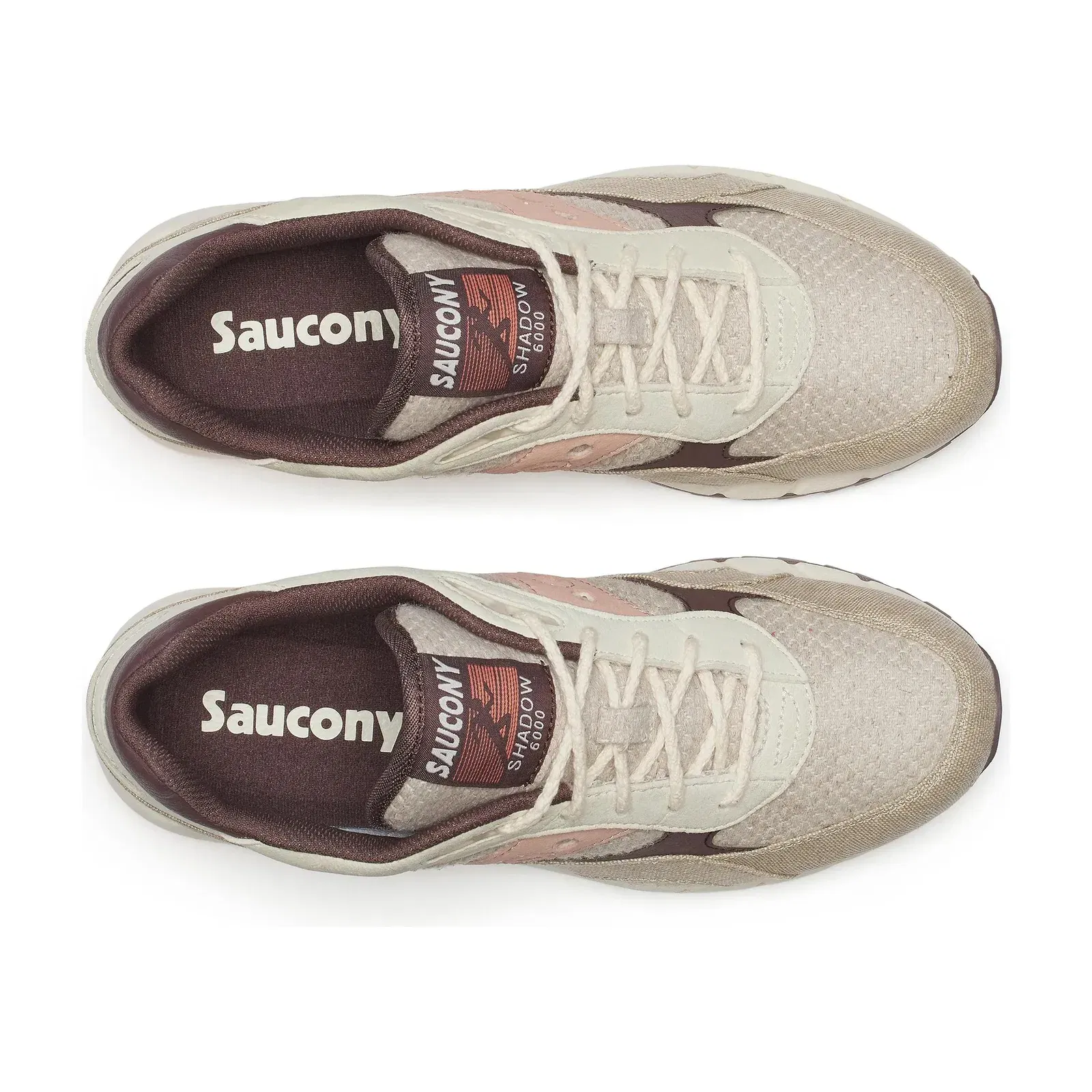 Saucony Shadow 6000 Vegan Beige Brown