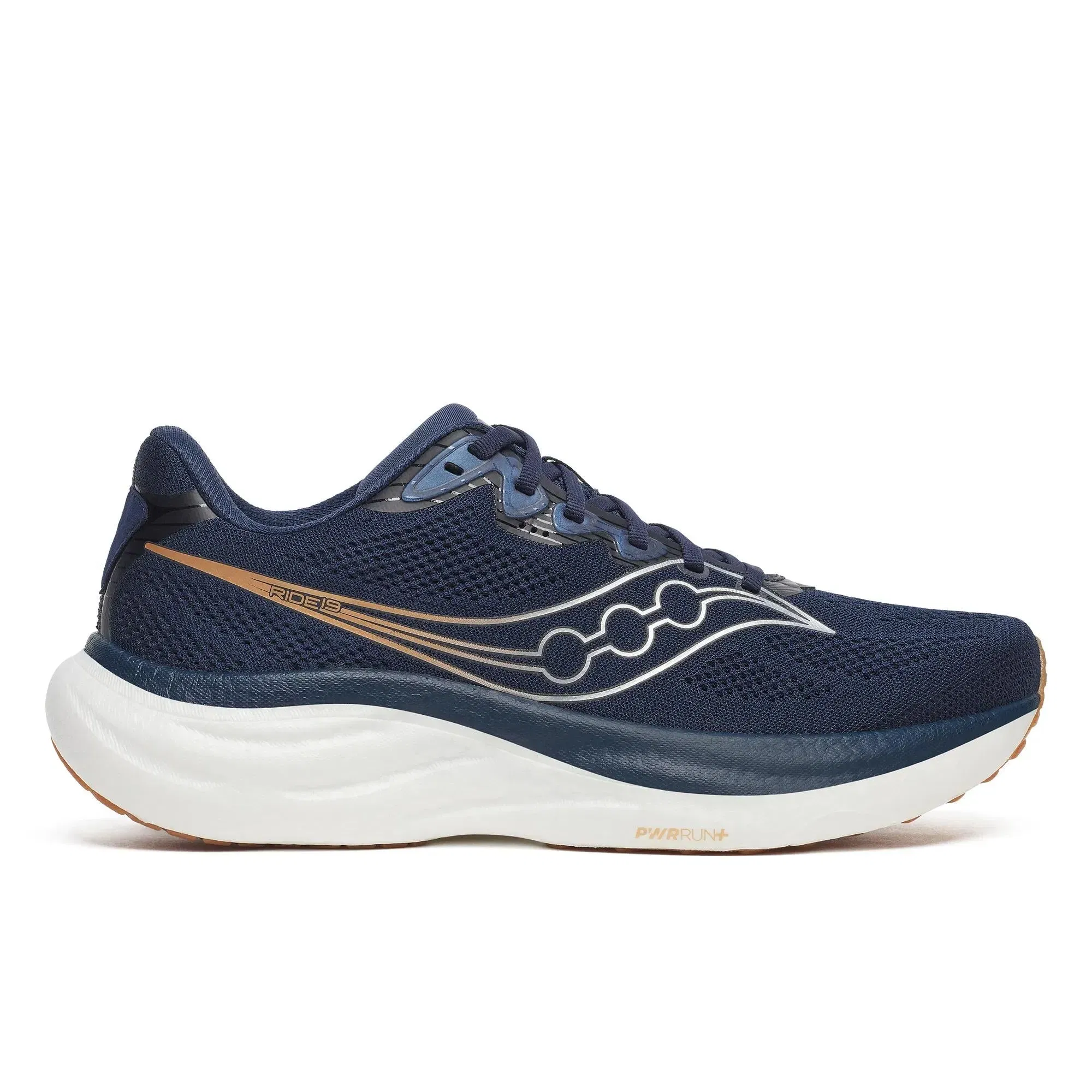 Saucony Men's Ride 19 Navy Gum