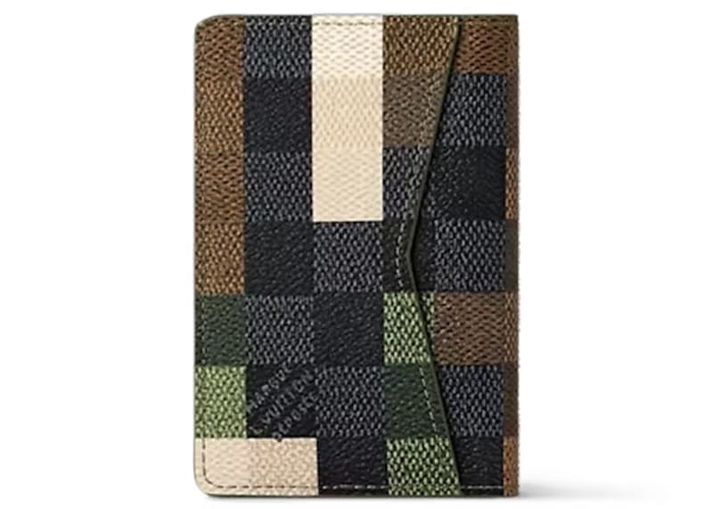 Louis Vuitton Pocket Organizer Damoflage Green Damoflage Damier