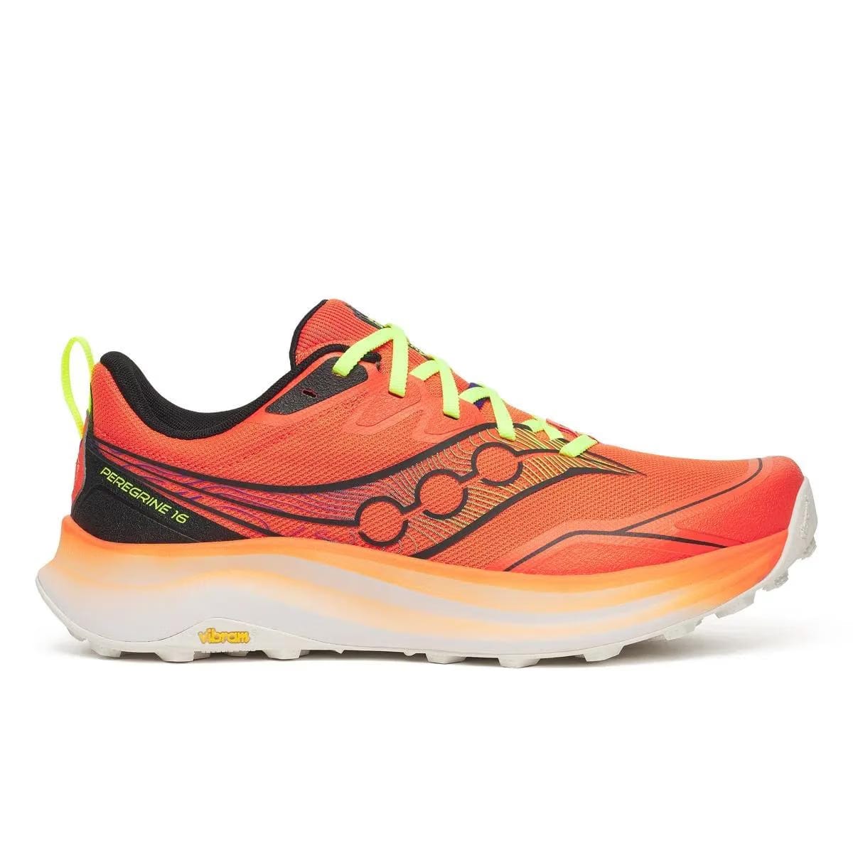 Saucony Men's Peregrine 16 Fire Black