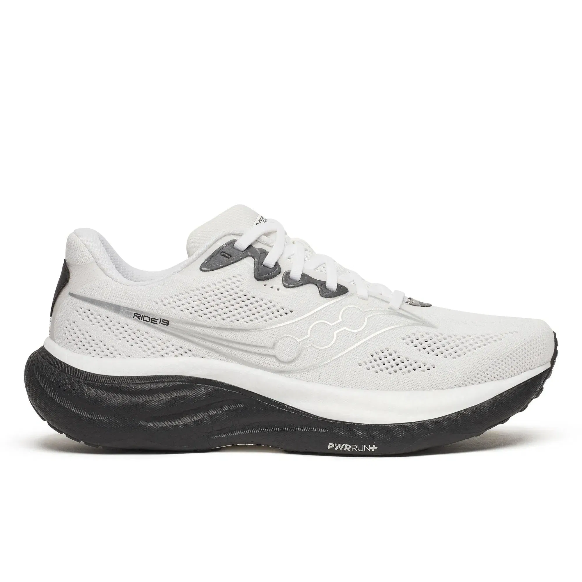 Saucony Men's Ride 19 White Black