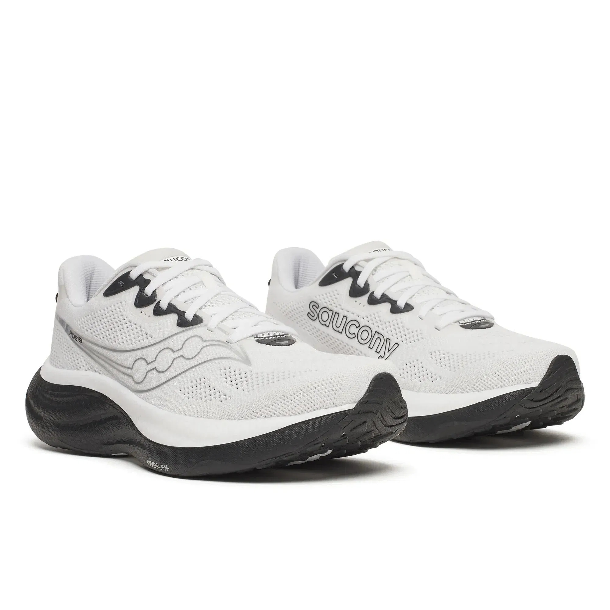 Saucony Men's Ride 19 White Black