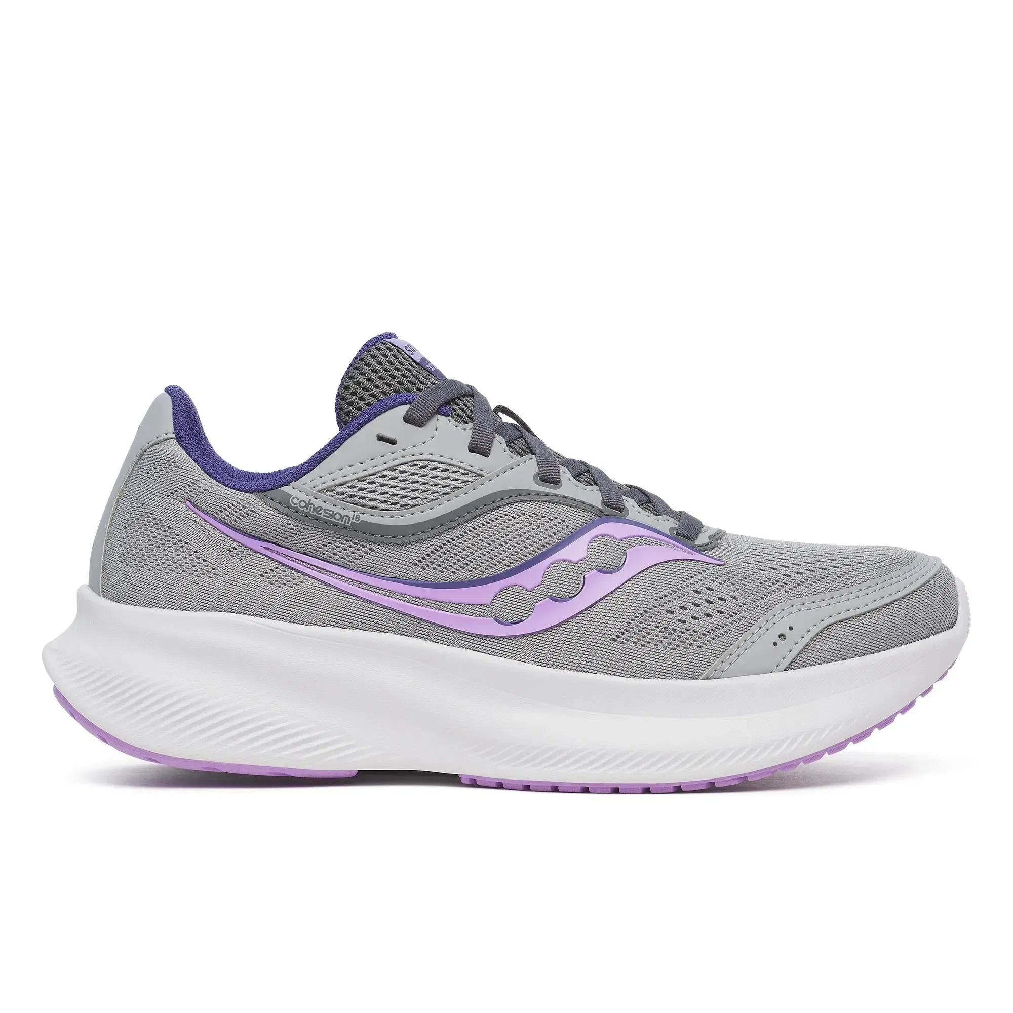 Saucony Women's Cohesion 18 Wide Fossil Crocus