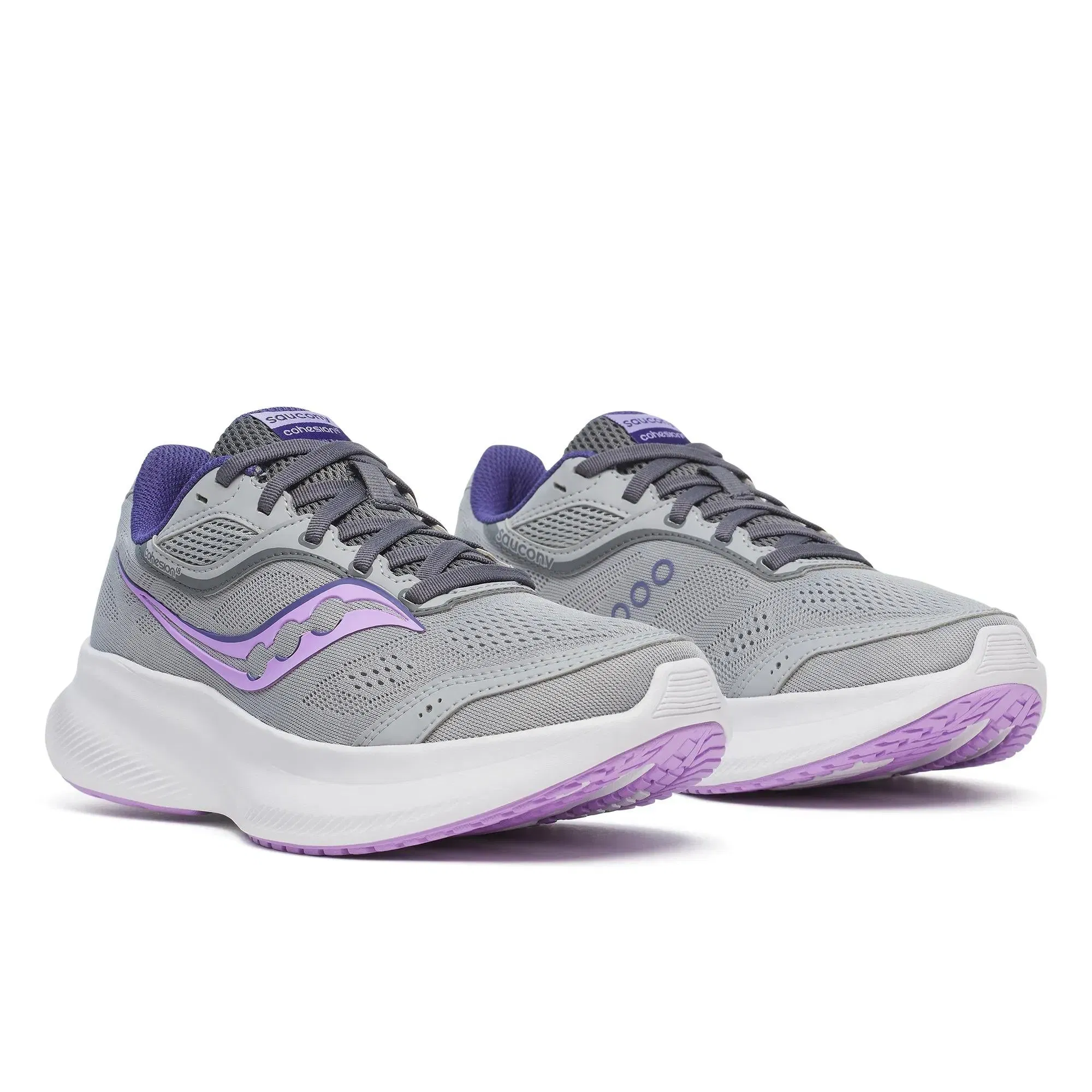 Saucony Women's Cohesion 18 Wide Fossil Crocus