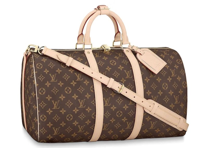 Louis Vuitton Keepall Bandouliere Monogram 50 Brown
