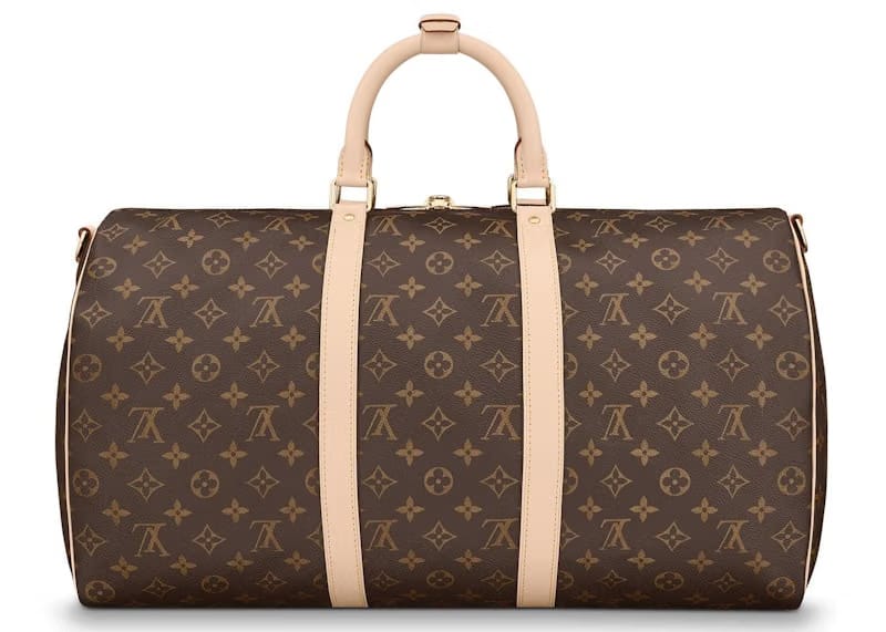 Louis Vuitton Keepall Bandouliere Monogram 50 Brown