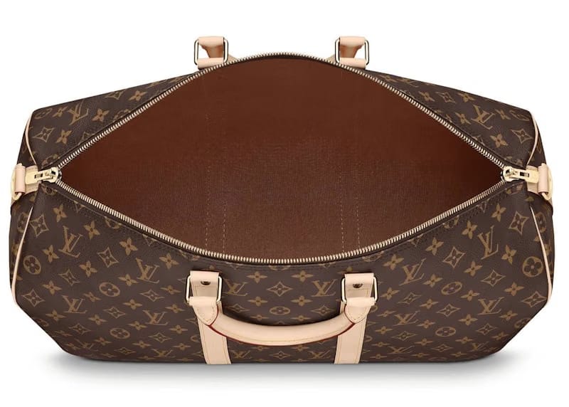 Louis Vuitton Keepall Bandouliere Monogram 50 Brown