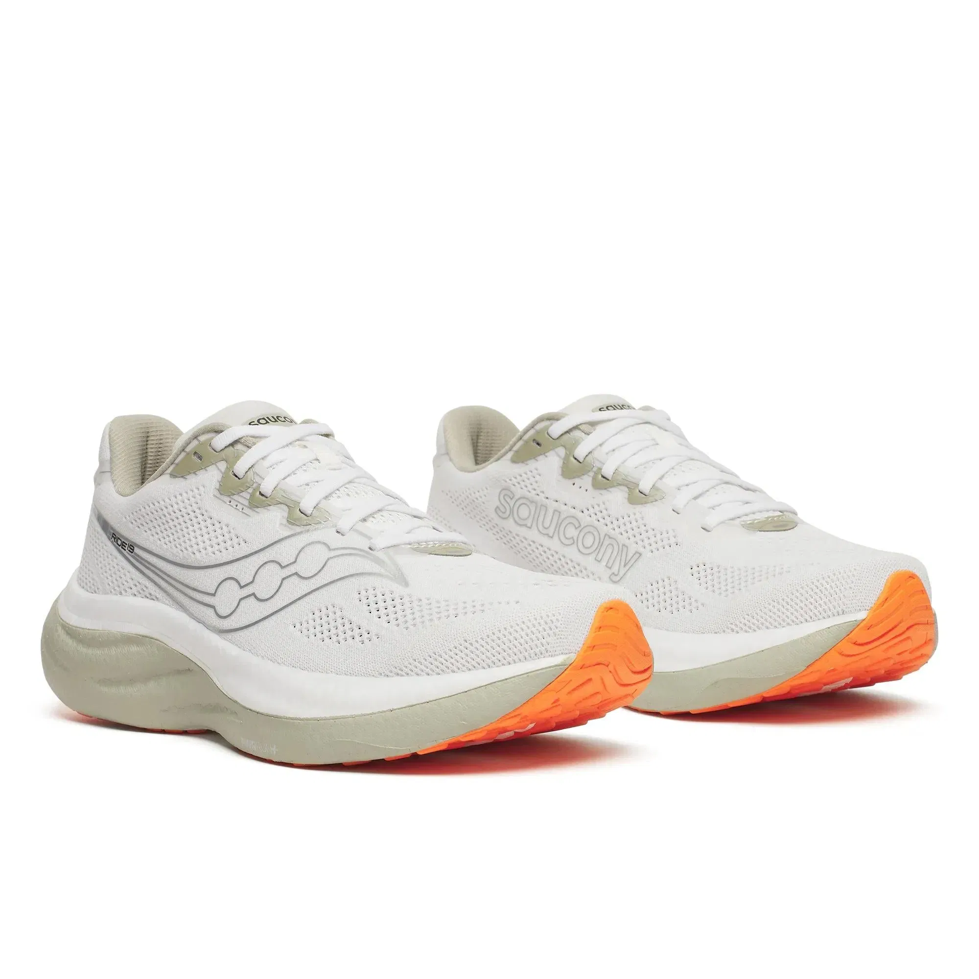 Saucony Men's Ride 19 White Sage