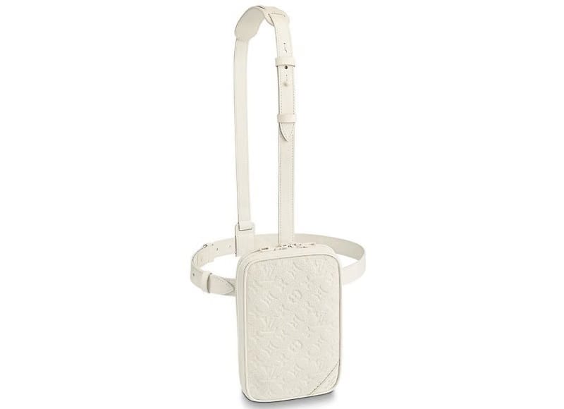Louis Vuitton Utility Side Bag Monogram Powder White