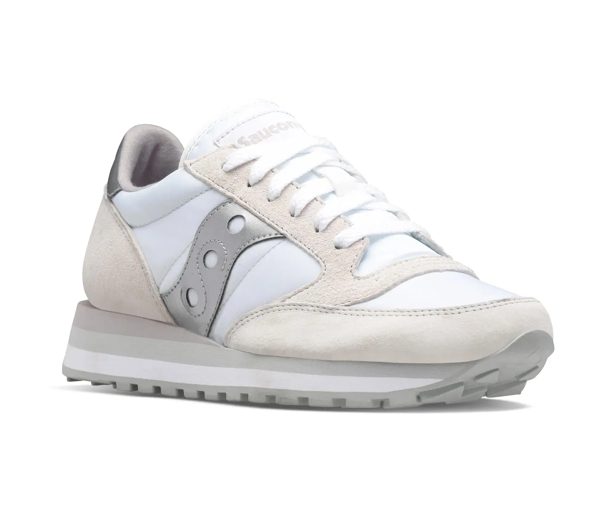 Saucony Women's Jazz Triple White Silver