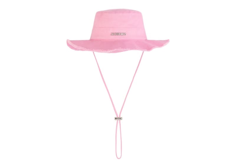 Jacquemus Le Bob Artichaut Large Brim Bucket Hat Light Pink
