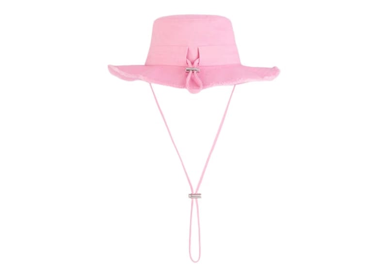 Jacquemus Le Bob Artichaut Large Brim Bucket Hat Light Pink