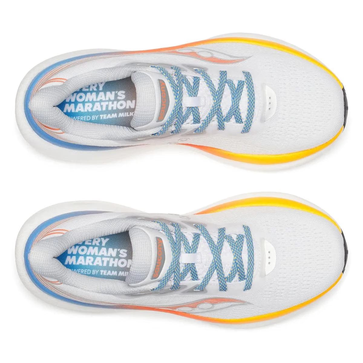 Saucony Women's Every Woman's Marathon X Saucony Triumph 23 White Sunset