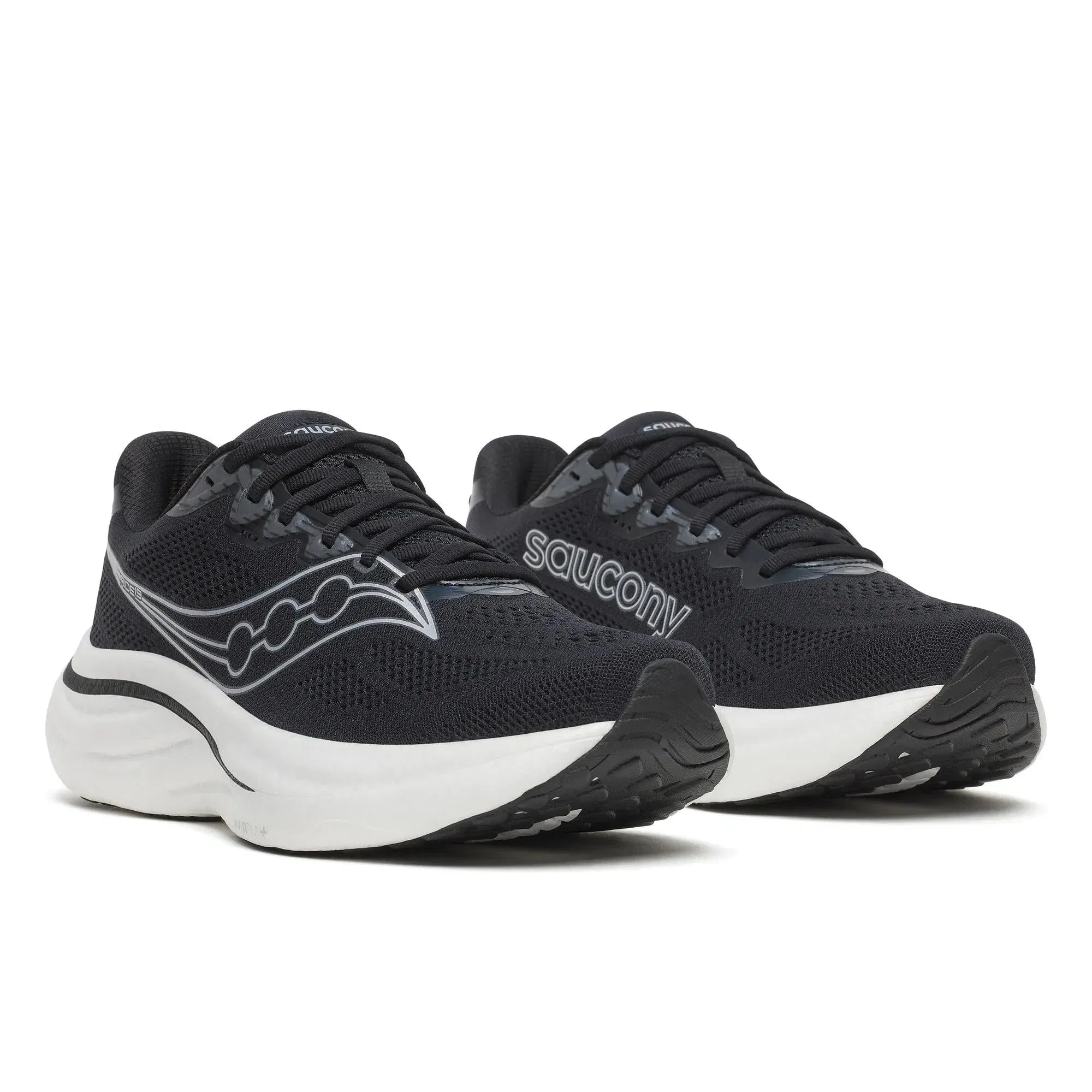 Saucony Men's Ride 19 Black Silver