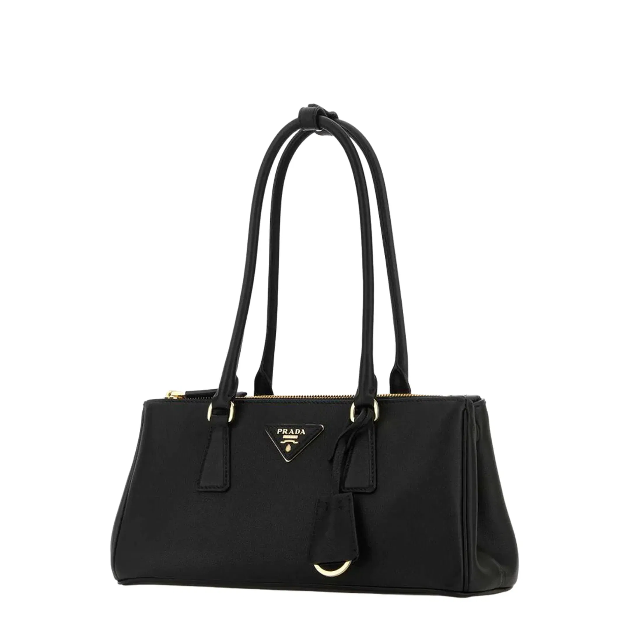 Galleria Medium Saffiano Leather Bag - Black