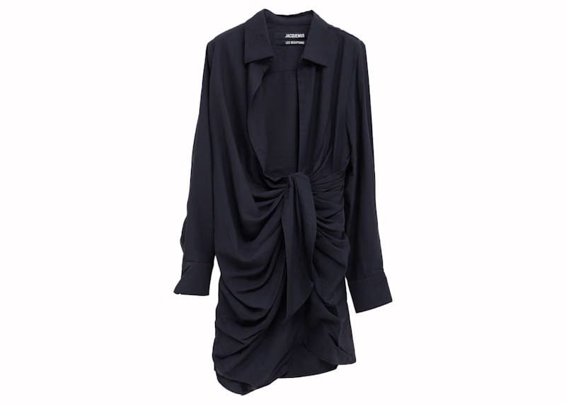 Jacquemus La Robe Bahia Dress 390 Dark Navy