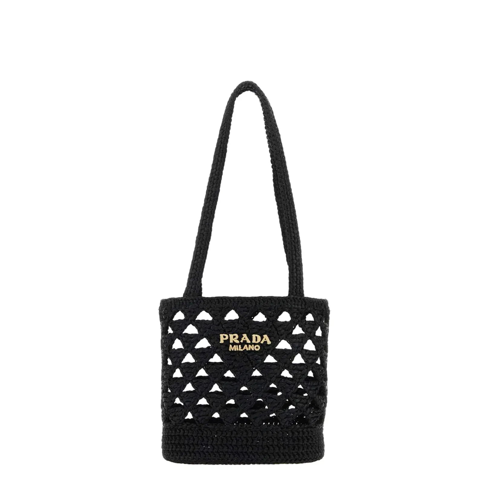 Crochet Tote Bag - Nero
