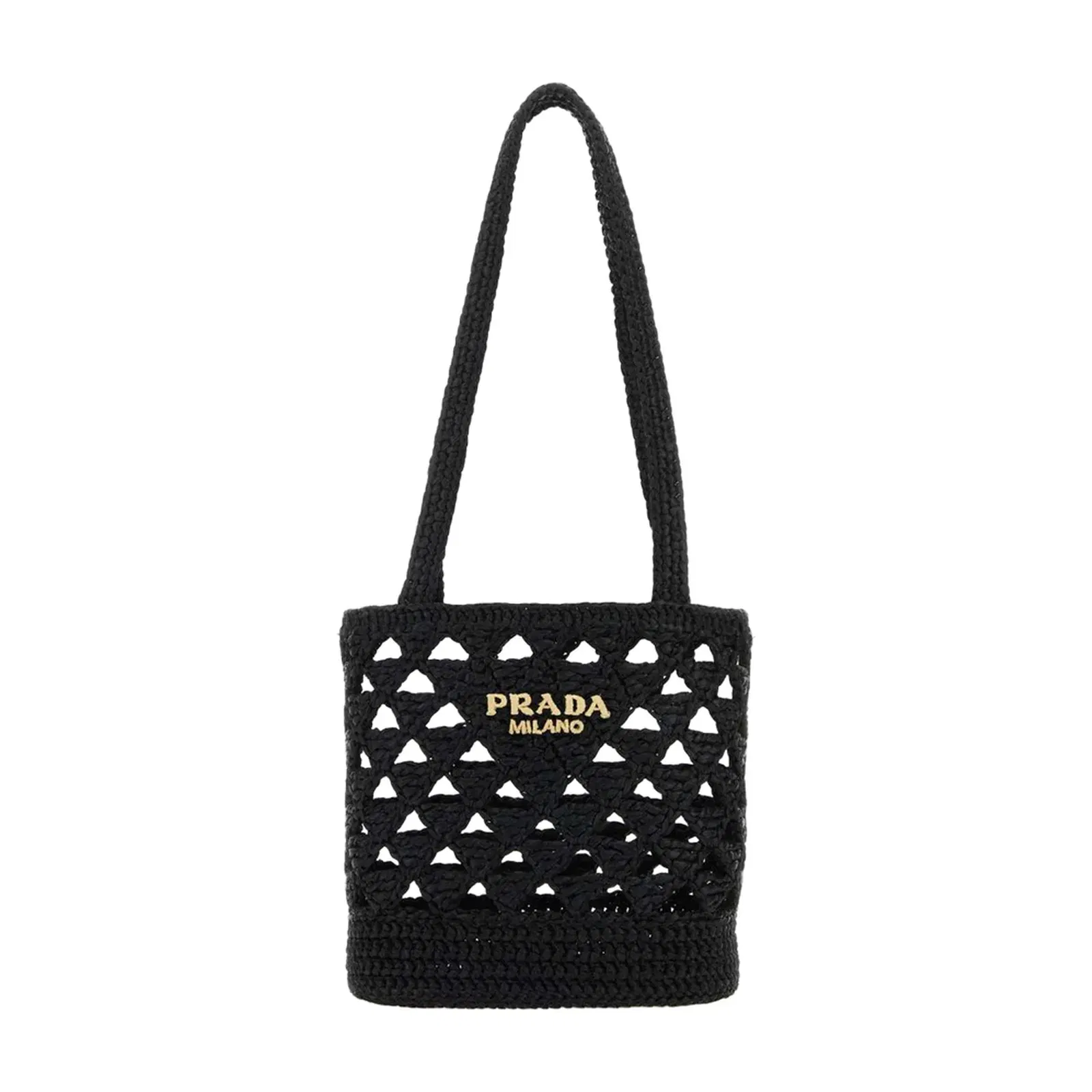Crochet Tote Bag - Nero