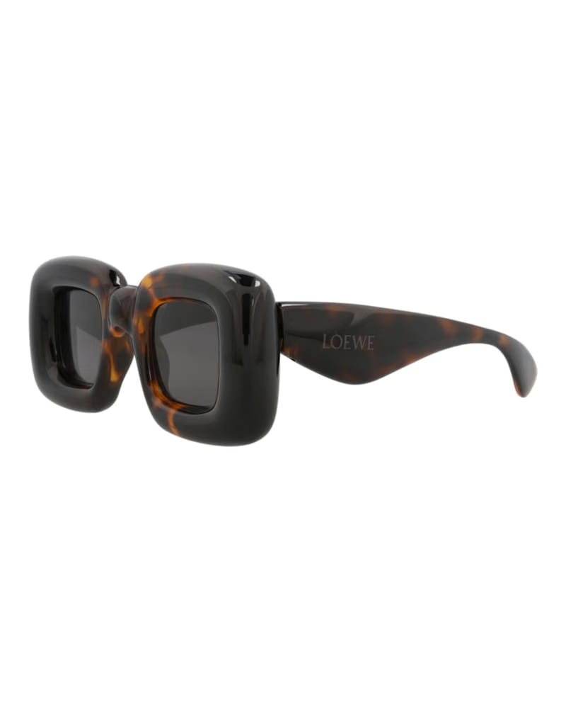 LOEWE Square-Frame Acetate Sunglasses Havana Havana Smoke (LW40098I-41-52A)