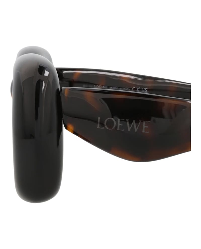 LOEWE Square-Frame Acetate Sunglasses Havana Havana Smoke (LW40098I-41-52A)