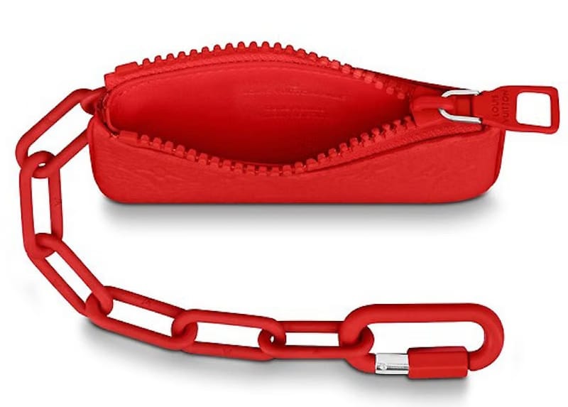 Louis Vuitton Pochette Cle Monogram Red