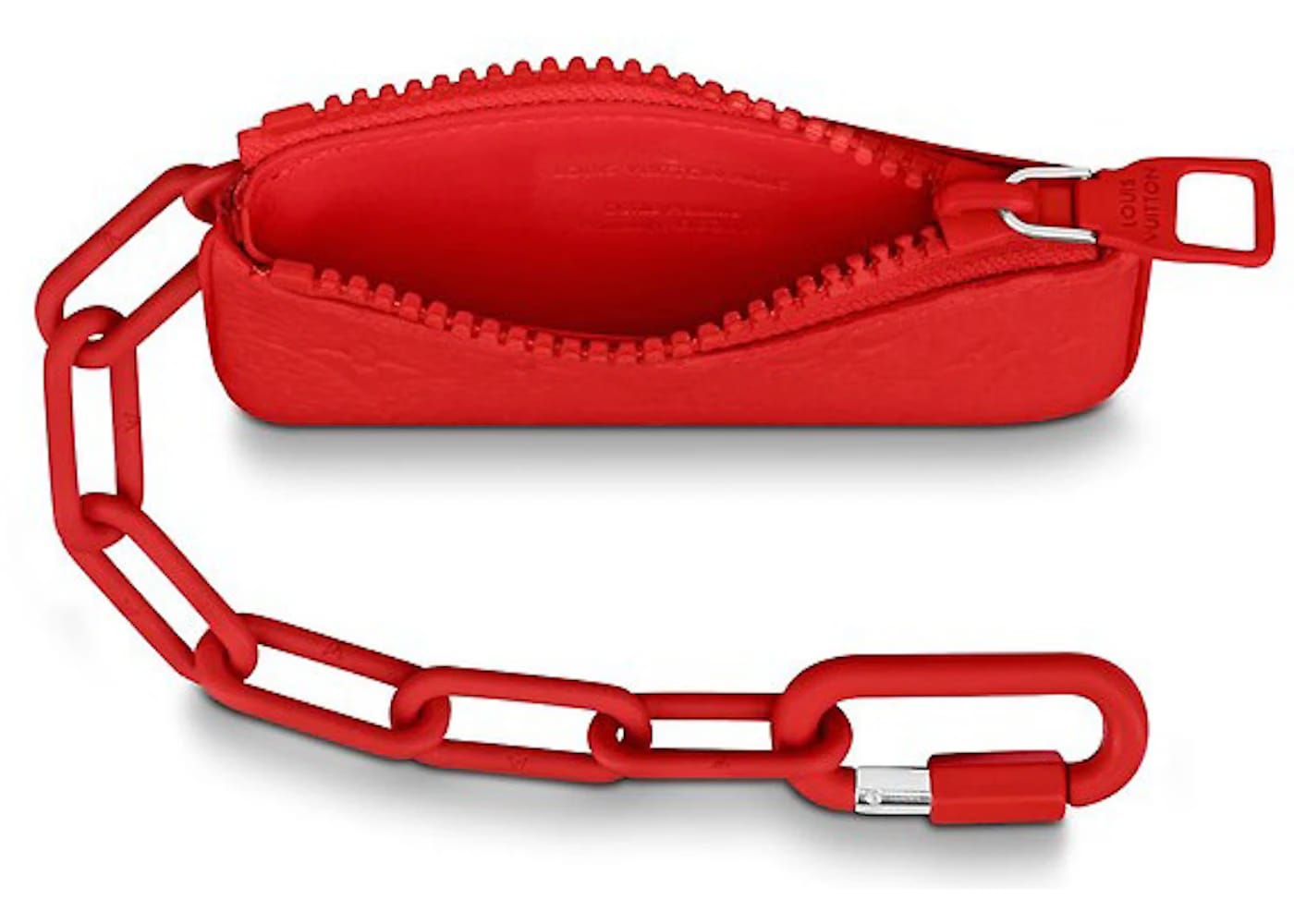 Louis Vuitton Pochette Cle Monogram Red