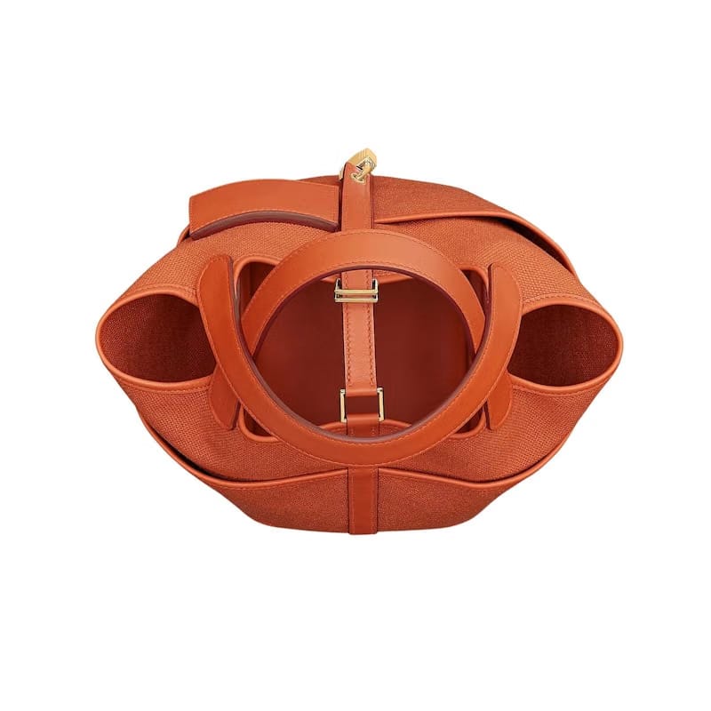 Hermes Picotin Lock 18 Pocket Bag Orange/Orange